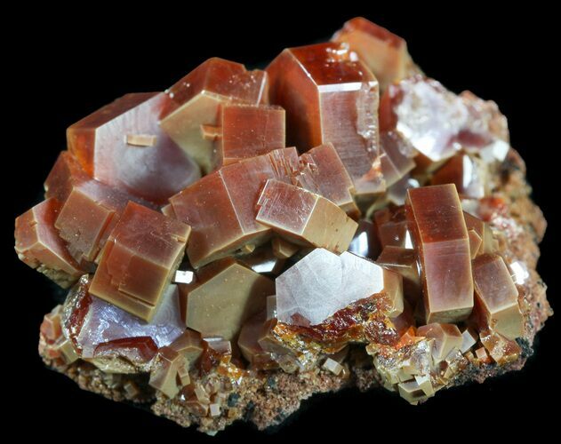 Large, Ruby Red Vanadinite Crystals - Morocco #51283